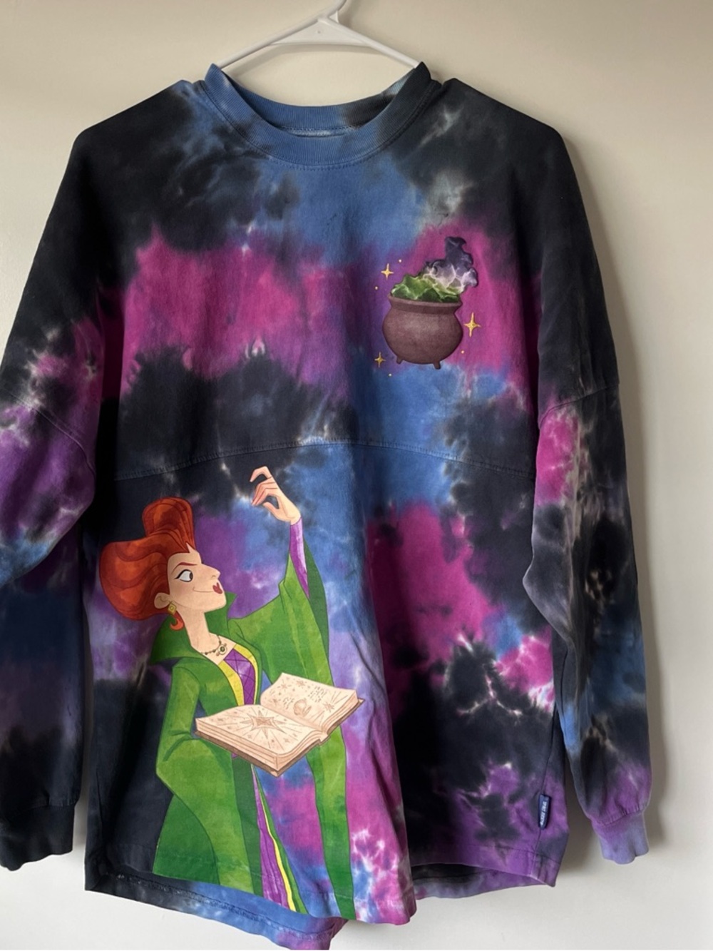Tie-Dye Hocus Pocus Spirit Jersey - Purple/Black